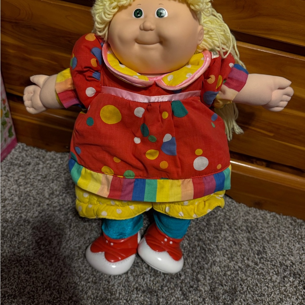 Vintage Cabbage patch girl with original clown coustme